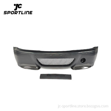 E46 M3 Car Front Bumper Kits with Carbon Fiber Splitter for BMW 3 Series